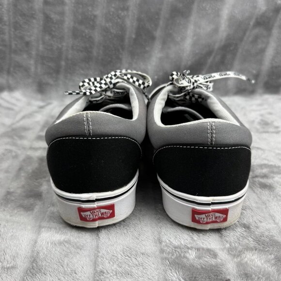 Vans Lace Mix Comfycush Era Grey/Black Mens 12 Low Top Sneaker Skater Grunge - Picture 5 of 7